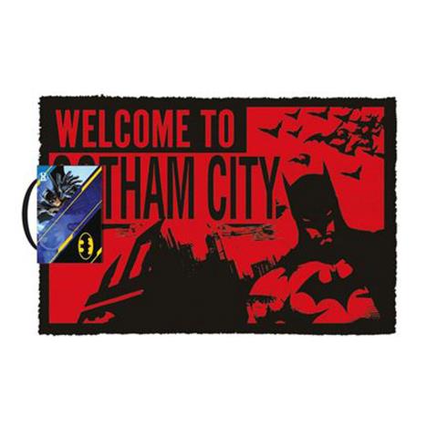 Batman Red Welcome to Gotham Doormat £14.99